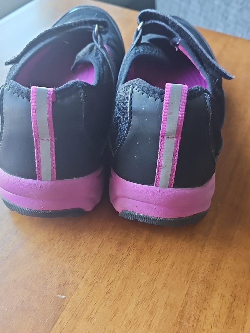 Vionic Black Mary Jane Sneakers with Pink Lining - Picture 4 of 5